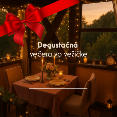 Degustačná večera vo vežičke - Hotel GOLFER