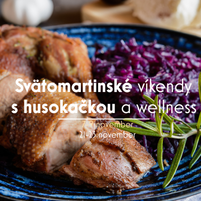 Svätomartinské víkendy, kačacie hody & wellness - Hotel GOLFER