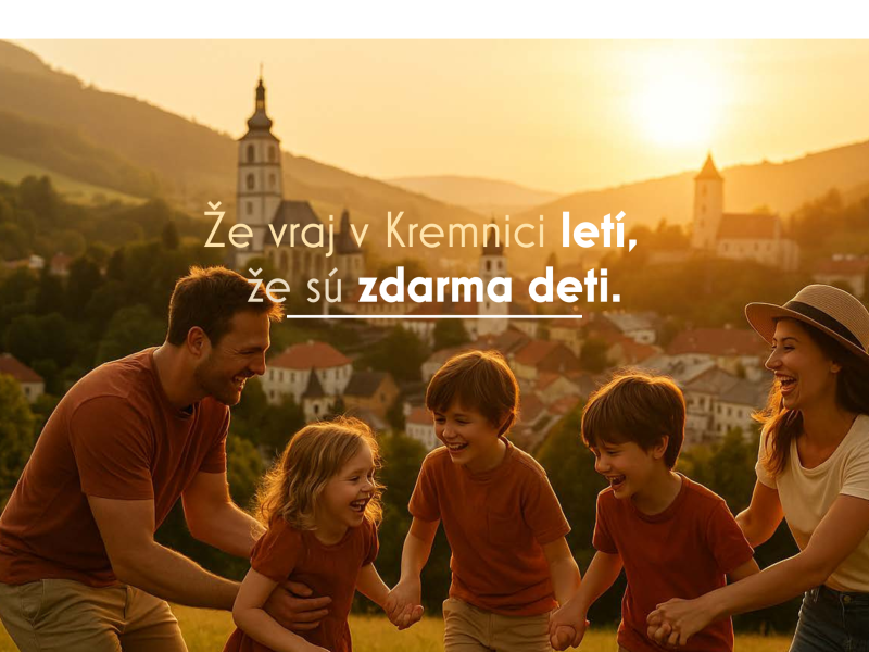 Deti u nás bývajú zadarmo!