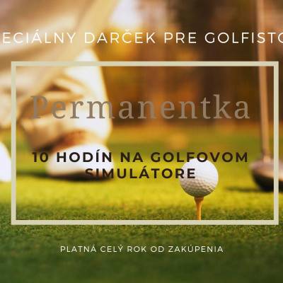 10 hodín na golfovom simulátore - Hotel GOLFER