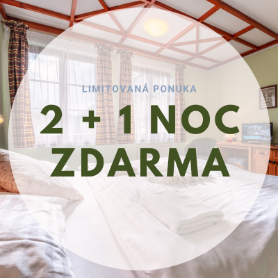2+1 NOC ZDARMA - Hotel GOLFER