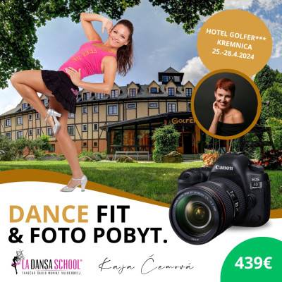 Dance fit & foto pobyt pre ženy - Hotel GOLFER