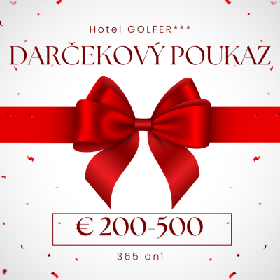 Voucher v ľubovolnej hodnote € - Hotel GOLFER